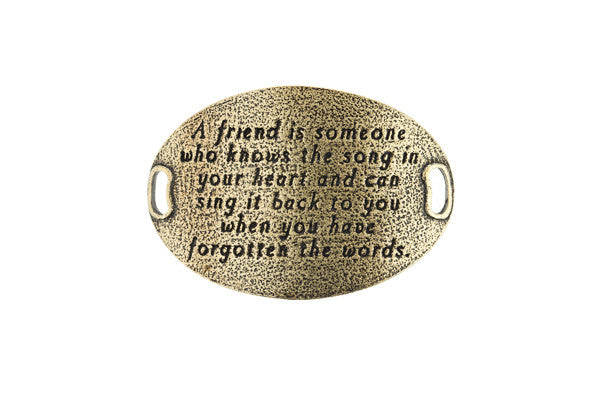 TS Statment A friend is someone who -Brass - Across The Way