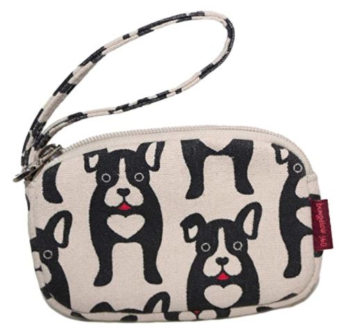 Tiny Wristlet Black Dog